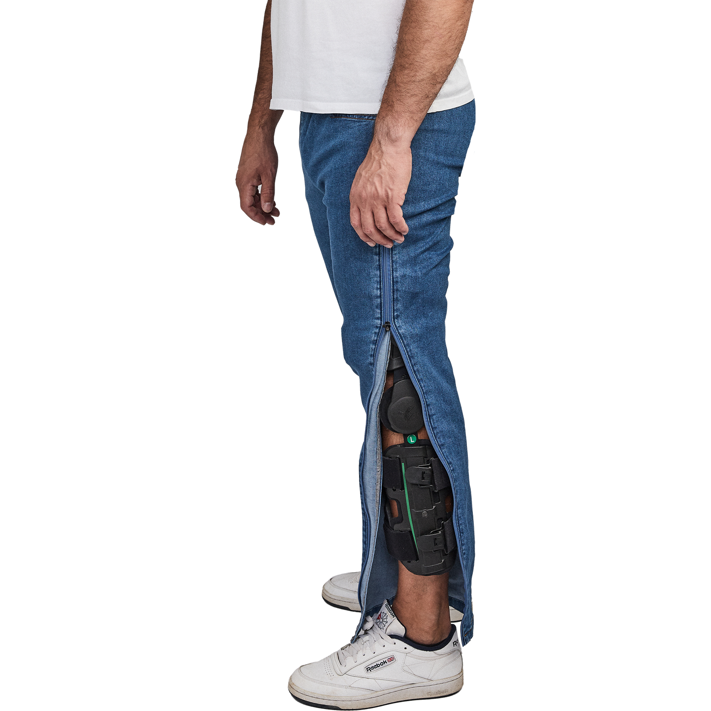 Amarillo Jeans Stretch Unisex Blå