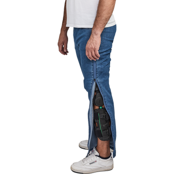 Dobsom Amarillo Jeans | Lange deelbare ritsen | Zijzakken met ritsen Dobsom Amarillo Jeans | Lange deelbare ritsen | Zijzakken met ritsen
